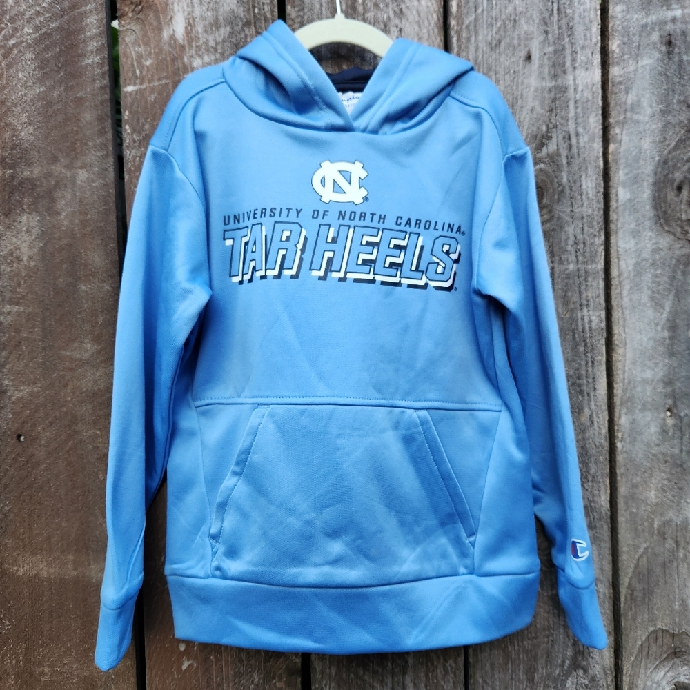 Champion Carolina Blue North Carolina Tar Heels Hoodie Pullover - Youth Small